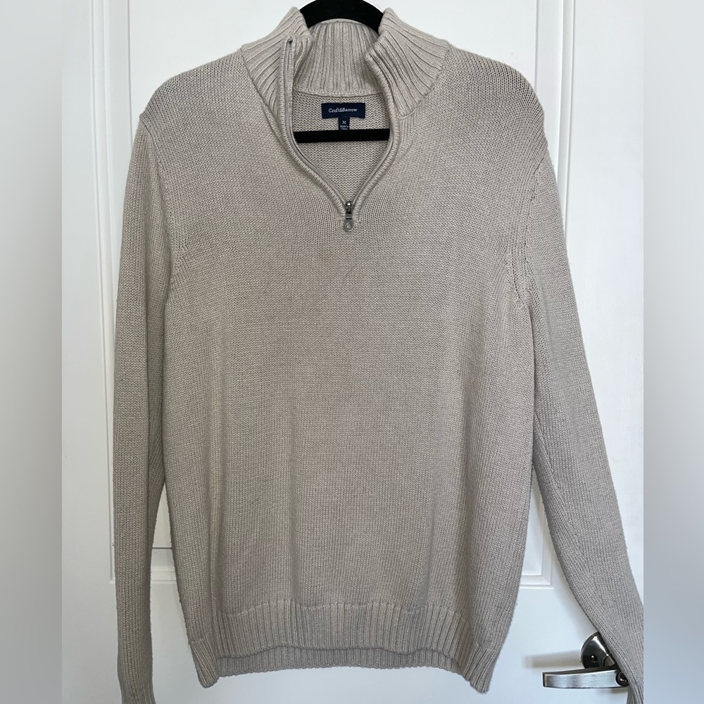 Pullover half-zip sweater
